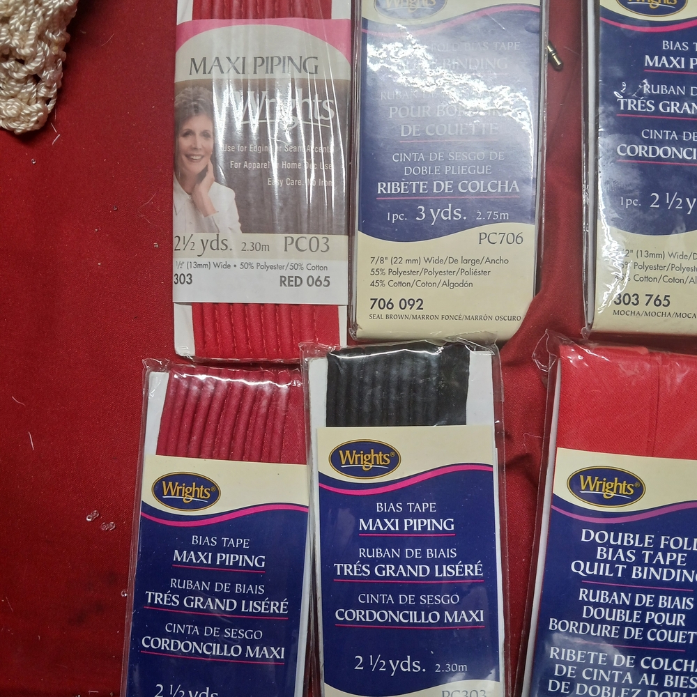 Vintage Ribbon Lot Various Sizes,  Colors, And Brands X 12 Total